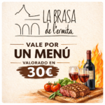 Vale por UN MENU valorado en 30€